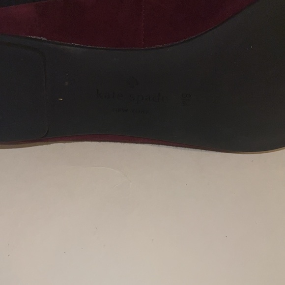 Kate Spade Suede Bow Flat - Picture 4 of 4